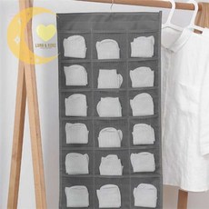 양면 30칸 속옷 수납걸이 그레이 정리 옷장 양말 브레지어 브라자 실용적