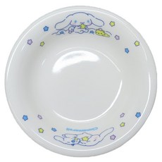 (SANRIO) 15cm 319112 산리오 [시나모롤] 어린이용 식기 접시 과일 접시 그릇 전자, 1개