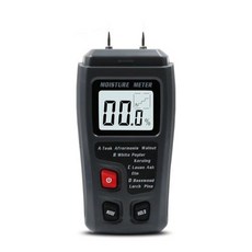 PH습도수질측정기 파워 미터 목재 수분 LCD 디스플레이 디지털 테스트 1 개 판금 빔 합판용 전문 용품 나무 밀도, Black