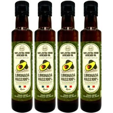 리모나다 최상급 엑스트라버진 HASS 품종 100% 냉압착 아보카도오일, 4개, 250ml