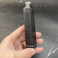 車載菸灰缸懶人免彈菸灰神器防飛灰菸灰缸開車遊戲抽菸不掉灰神器, 1個, 黑色塑料方管【粗中細3用】:如圖