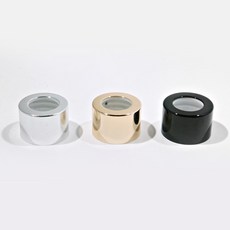 캔들나라 심플리 캡 2.2cm, 블랙, 1개