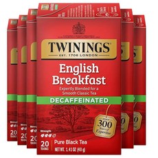트와이닝 퓨어 페퍼민트 티백 100개, English Breakfast, 2g, 200g