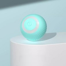 引力 福媽寵物 貓玩具 電動逗貓球 雷射逗貓 自動轉向逗貓球 貓咪玩具 發光滾動, 滾滾球-土耳其藍, 1個, 詳見說明