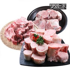한우 사골2kg+잡뼈2kg+도가니200g, 없음
