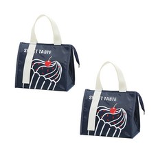 1+1 미니 보냉가방 보온보냉 직장인 도시락가방, 곤색
