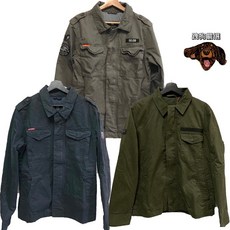 Superdry M65 N1 Deck 軍裝外套 復古風格 貼布 夾克 軍綠卡其深藍, 復古橄欖灰綠,L, 1個