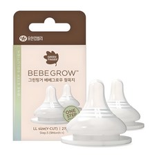 GREEN FINGER 綠手指 Bebe Grow奶嘴 2入, 1個, LL(9個月~)