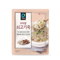 청정원 우리쌀 쇠고기죽, 60g, 4개