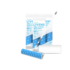 롱 와이드 스탠드형 테이프크리너 사선컷팅 세트 (본체+밀대+리필 7입), 1세트