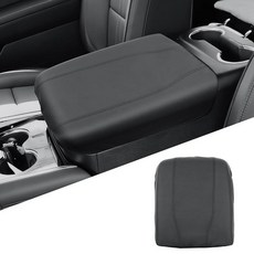 ECOZEN 센터 콘솔 팔걸이 커버 2025-2026 VW Tiguan - 긁힘 방지 얇은 프로텍터 PU 가죽 박스 뚜껑 내부 액세서리와 호환