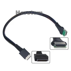 헤레톰 신형 광학 구리 링크 PCIe PCI-Express SFF-8611 4i 42핀 수컷에서 OcuLink SFF-8612 4I 암컷 SSD, 01 8611-8612-30, 01 8611-8612-30