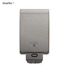 후지필름용 Hinefilm 스킨 EF-X8 플래시 램프 라이트 데칼 랩 커버 스티커 워프 필름, 35 Titanium