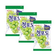 롯데 청포도캔디, 153g, 3개