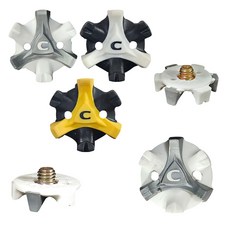 골프 스파이크 골프화 징 스파이크징 나사식 스파이크 (Small Metal Thread) 스몰메탈 10개, 1개, 남성용 화이트블랙(10개 1세트)