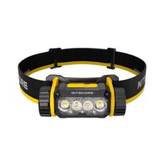 NITECORE NWH20 電子調焦工作頭燈 600流明 12小時續航, 黑色, 1個