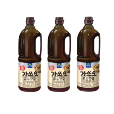 면사랑 프리미엄 가쓰오우동장국 2.1kg 실온 대용량 육수대용, 3개