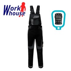 【Work house】PATRONI SW2403 多口袋耐磨吊帶褲 工作褲, 1個, XL=34腰