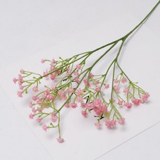 滿天星仿真花束 居家裝飾, 經典款 淺粉/一支