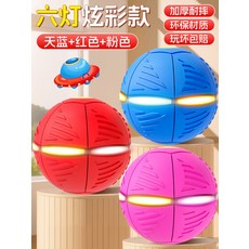 강아지 장난감 장비 접시 놀이 애완 훈련 동물 플라잉 공 야외 변형 개, 3개, 26_6등모델3개블루+장미색+레드