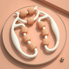 하피디코 전신 마사지 롤러 다리 부종완화 셀프마사지 9롤, 1개, 오렌지