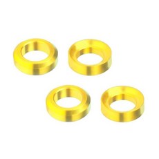 자전거 브레이크 패드 교체용 4 개대 산 bmx 티타늄 오목 및 볼록 와셔 스페이서, 지디