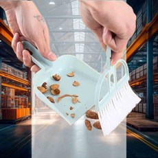 생활용품 테이블청소 미니빗자루, 블루