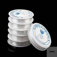 김영마켓 비즈 공예 우레탄 와이어 비즈공예우레탄줄0.8mm, 0.8mm