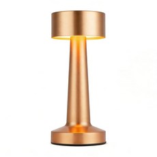 HPUFKOT 휴대용 LED 테이블 램프 3단계 밝기 금속 책상 램프 3가지 색상 터치 컨트롤 충전식 램프 침실용 스탠드 침실 거실에 이상적인 침대 옆 램프(로즈 골드, Rose Gold