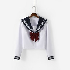 女子制服 JK制服 關西襟 三線 藍色 日本水手服 學生服 COSPLAY