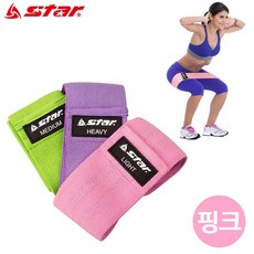 스타스포츠 힙 밴드 Light 핑크 EU580L, 상세페이지 참조, 1개