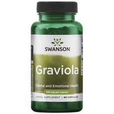 Swanson 斯旺森 刺果番荔枝膠囊 600mg, 60顆, 1罐