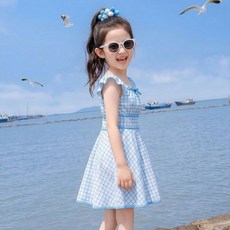 女童連體泳衣 可愛公主風