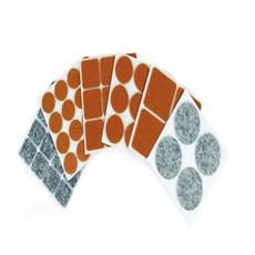 poongshop 바닥보호 스티터 소음방지의자스티커, 원형 16P, 1개