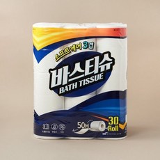소프트케어 바스티슈 50mX30롤 (3겹), 1개, 30롤