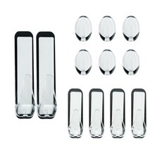 아랫채상점 무타공 투명 행거 원룸, 다용도행거 2P