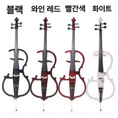입문용 일렉트릭 첼로 연습생 초보 전자 와인 공연, 1개, 반프레임 전기 바이올린, 기본 모델명/품번