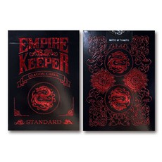 트럼프카드 플레잉카드 엠파이어 키퍼 호일시리즈 색상선택 케이스포함, 레드, 1개