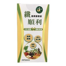 比康海獅 纖順利蔬果酵素錠 酵素蔬果 順暢 益生菌 蘋果多酚 促進新陳代謝 排便順暢 體內環保 高纖維, 1個, 200顆