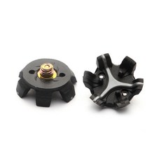 징크 골프화 스파이크징 교체 골프화징, 20개, 나사형, 블랙