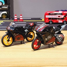 仿真重機摩托車模型，合金摩托車玩具，多款哈雷模型機車, 黑色隨機一台, 1個