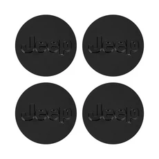 4Pcs 55/63MM 자동차 로고 휠 센터 커버 허브 도구 액세서리 지프 애국자 리버티 그랜드 체로키 랭글러 JK, 05 6.3-Gloss Black