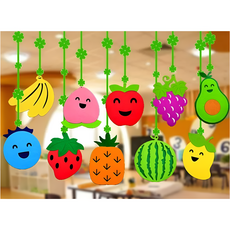 인테리어 모빌 환경구성 교실꾸미기, 과일정원