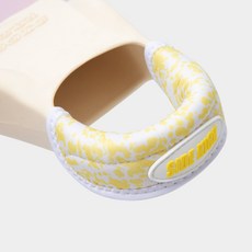 사이드킥 핀패드 오리발패드 숏핀패드 오리발양말, 화이트&옐로우