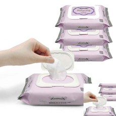 더아이 베비랑 물티슈 100매 캡형 아기물티슈 어린이물티슈 순한물티슈