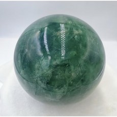 SWEET HEART 田芯精品 天然透體綠螢石球, 天然綠螢石, 1個
