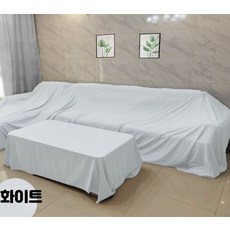 가구방진커버 패브릭 소파침대용 먼지차단 보호덮개 세탁가능, 1개, K_화이트암호화됨