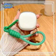 Redmi Buds 6 Play 액티브 케이스 보호용 투명 TPU 커버 끈 블루투스 이어폰 쉘, 01 Redmi Buds 6 Active, 01 Clear-greenlanyard