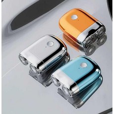 전기 무선 면도기 충전식 이중헤드 차량용 휴대용 소형 오렌지 플래그십 단일속도 10코어