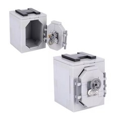 MOC 도시 보물 B037 상자 금은 동전 다이아몬드 달러 블록 세트 빌딩 시리즈 선물 광석 가방, B23 3 1